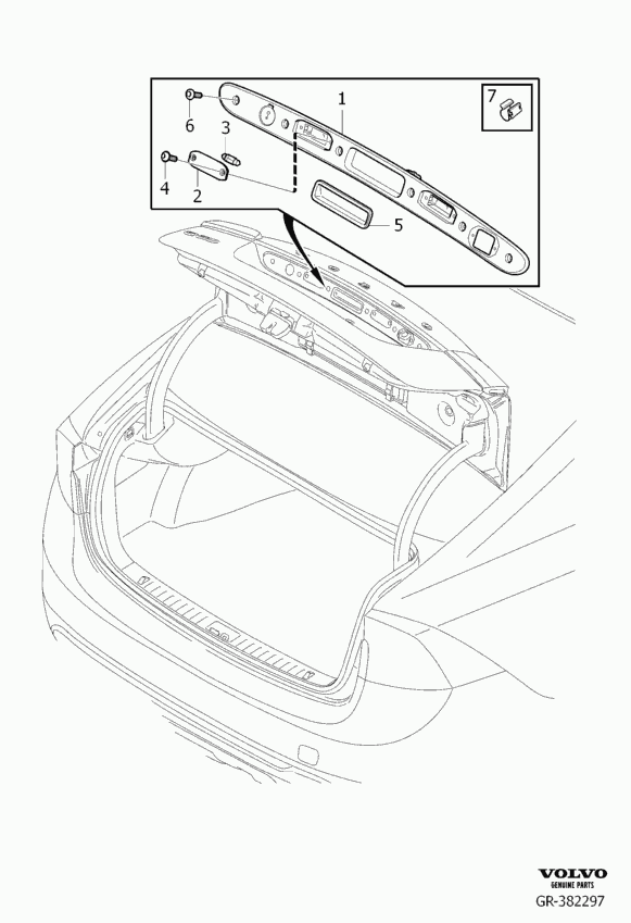 Volvo 31253006 - Iluminare numar de circulatie aaoparts.ro