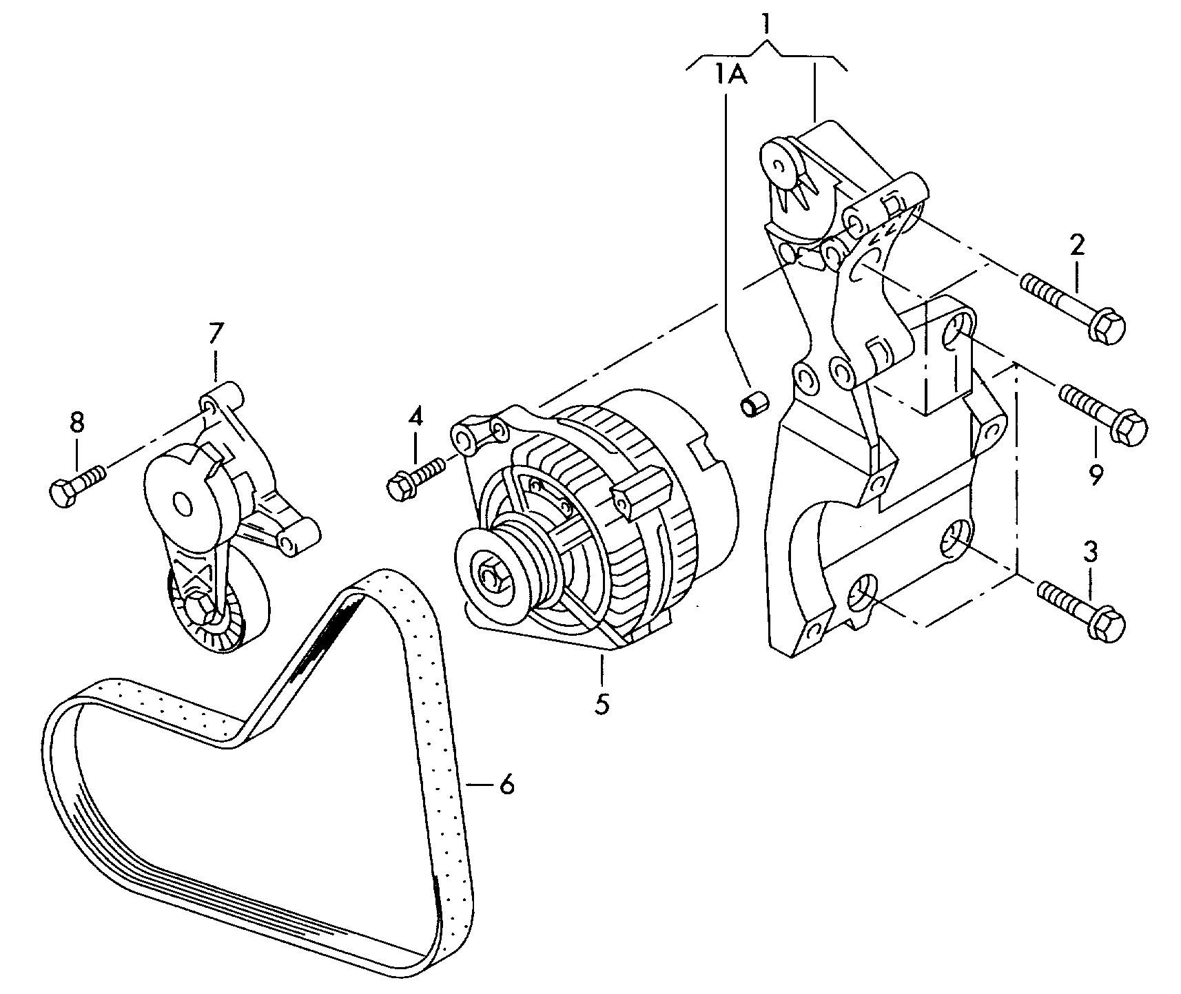 AUDI 03G 903 315 C - Intinzator curea, curea distributie aaoparts.ro