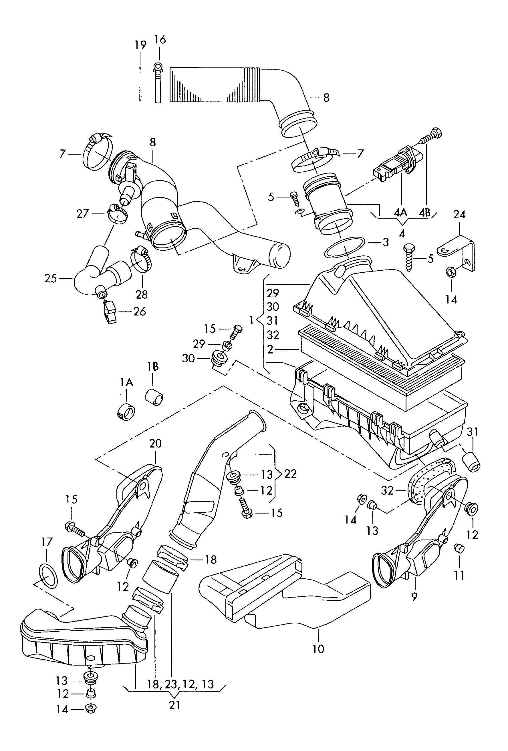 VW 1J0129620A - Filtru aer aaoparts.ro