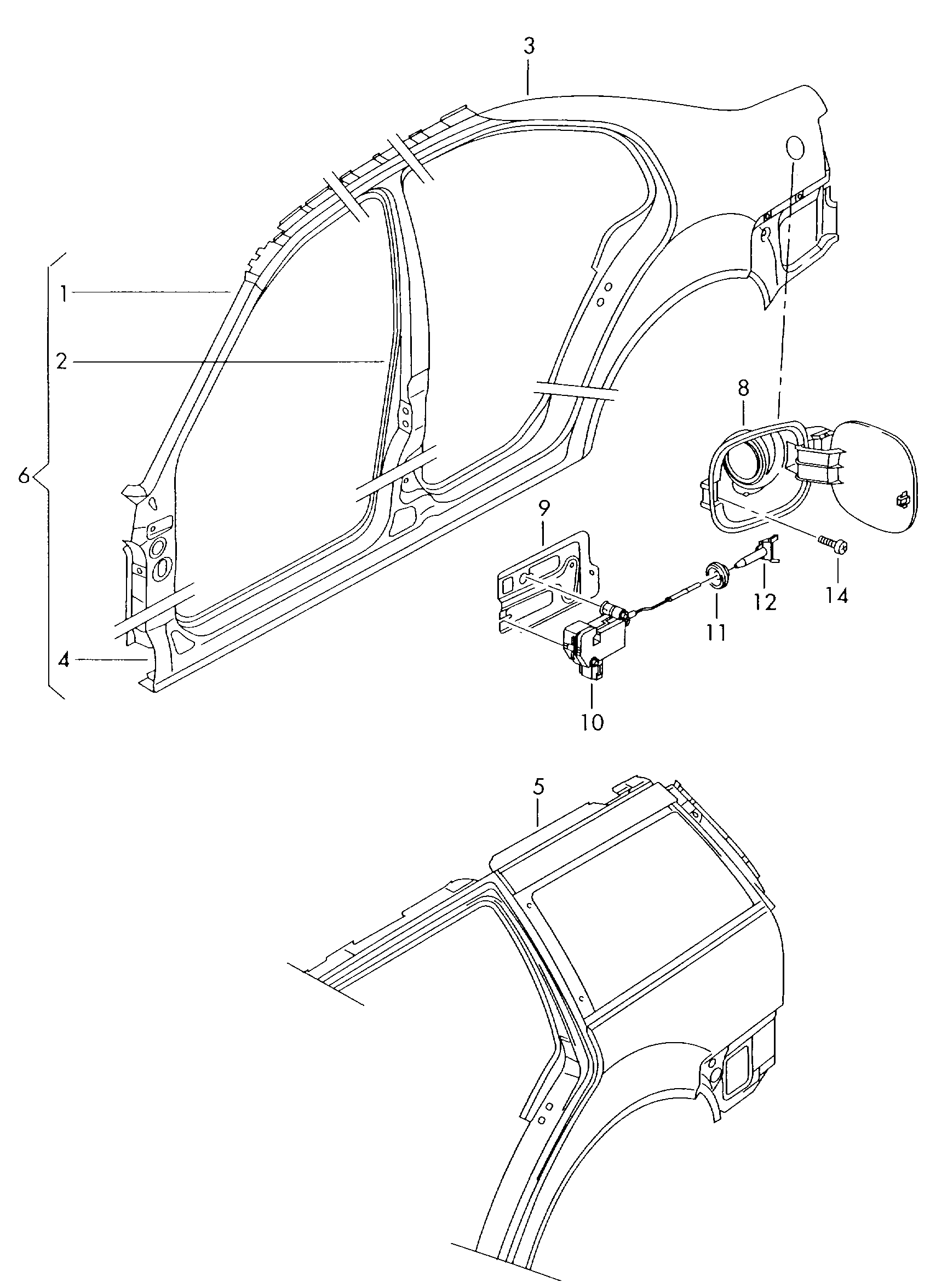 VAG 1J0 810 773C - Element reglaj,inchidere centralizata aaoparts.ro