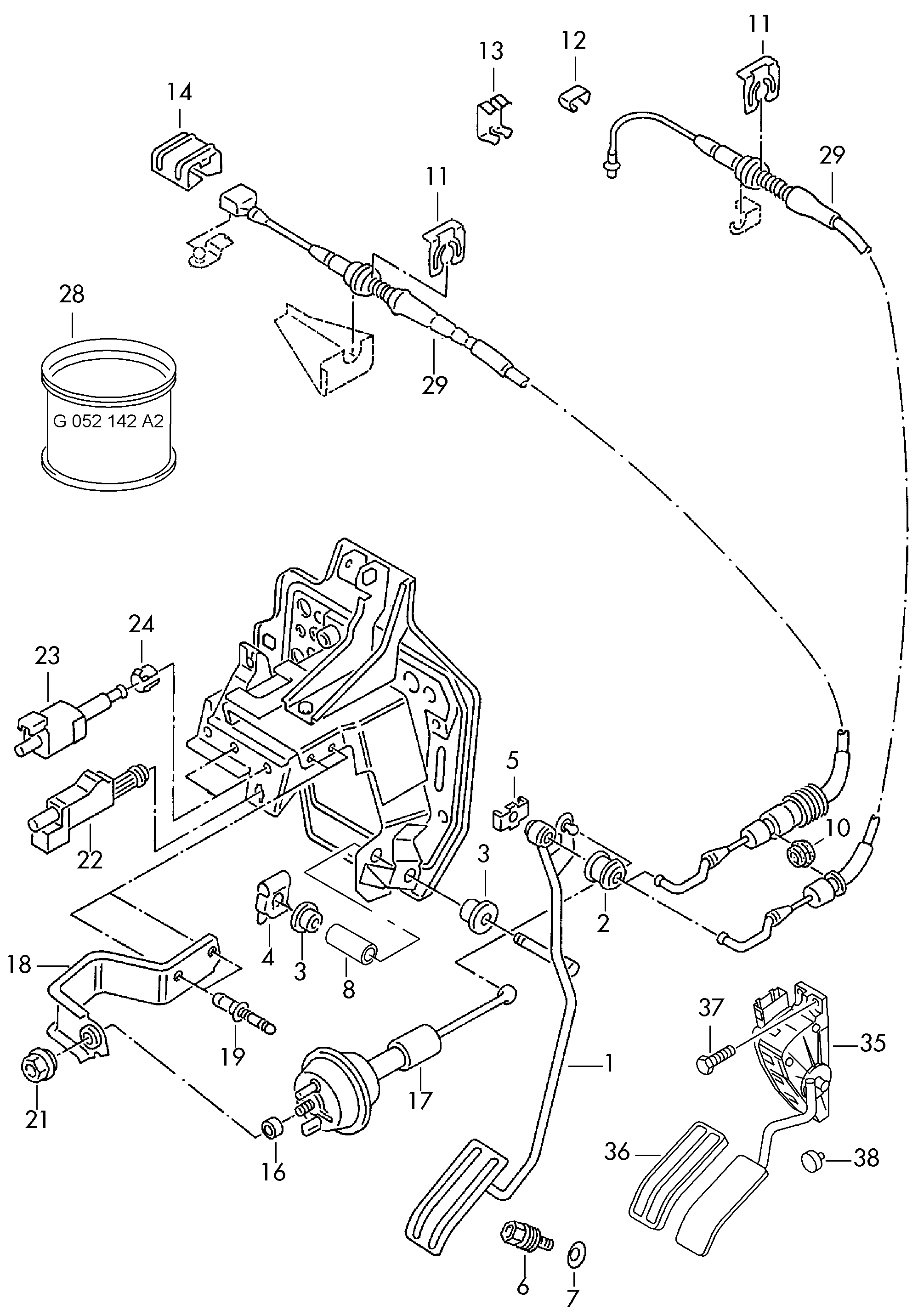 Metzger 11.0636 - Cablu acceleratie aaoparts.ro