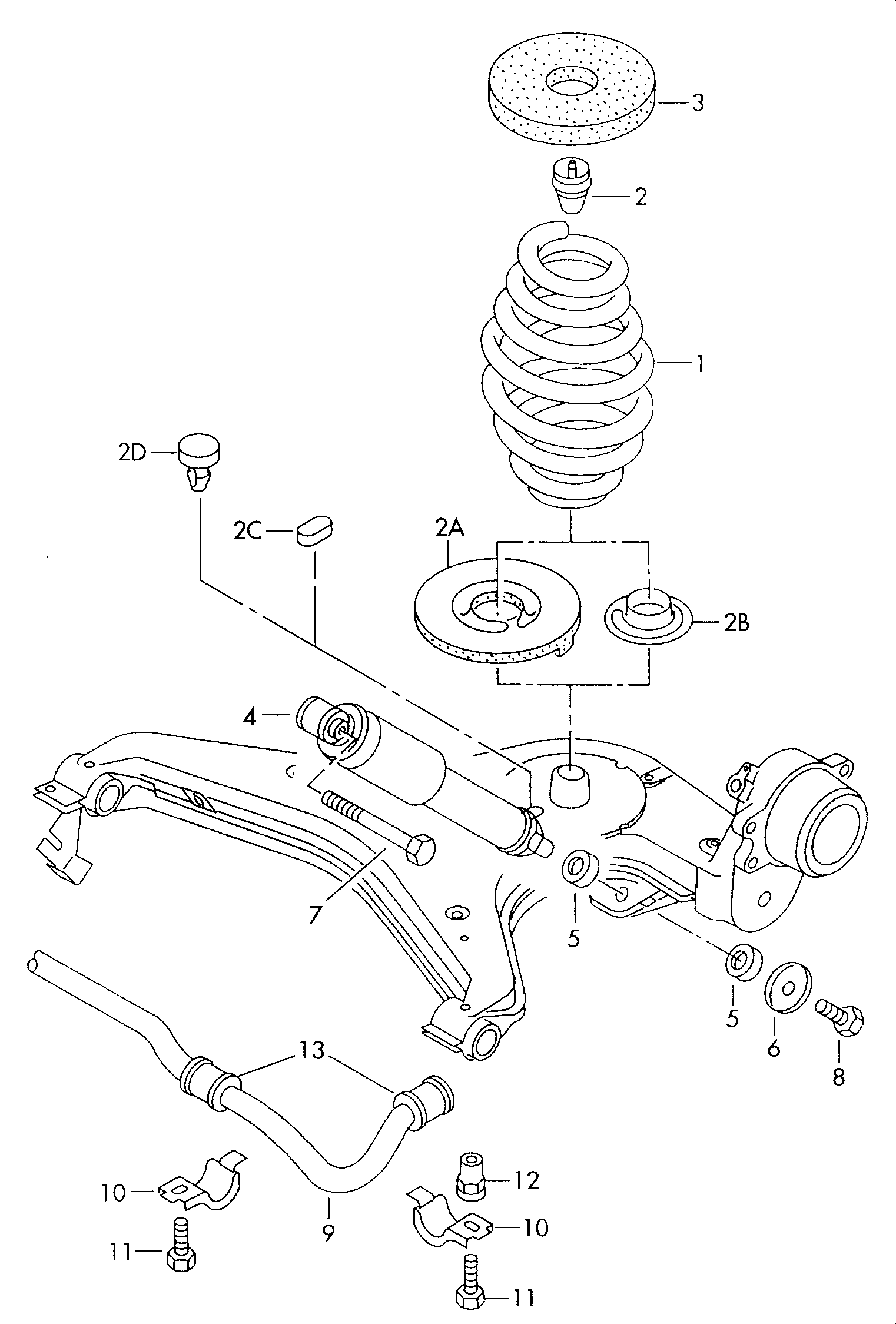 VAG 701513031N - Amortizor aaoparts.ro