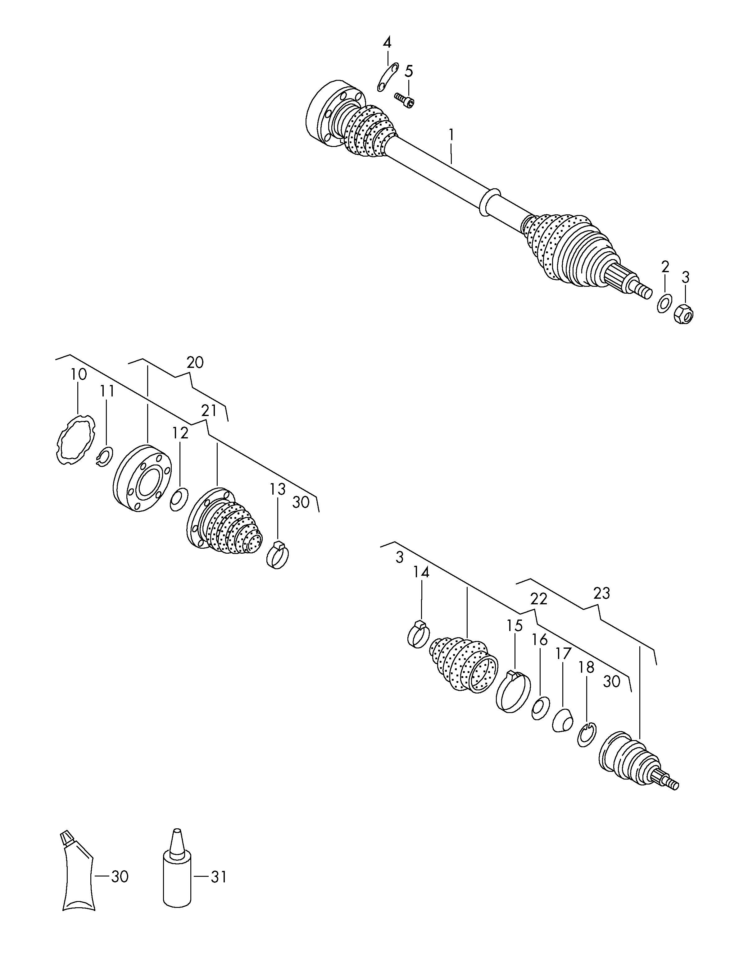 VAG JZW498350AX - Set articulatie, planetara aaoparts.ro