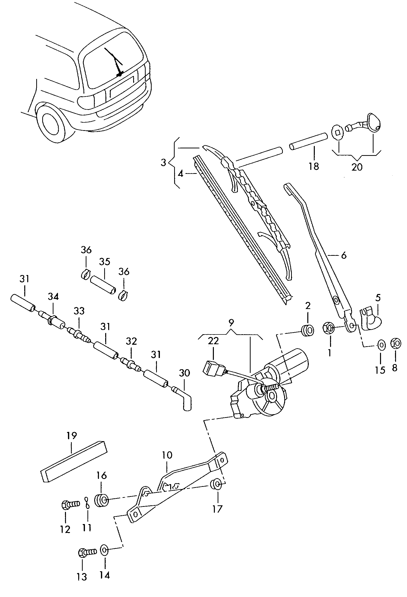 Metzger 2190068 - Brat stergator, parbriz aaoparts.ro