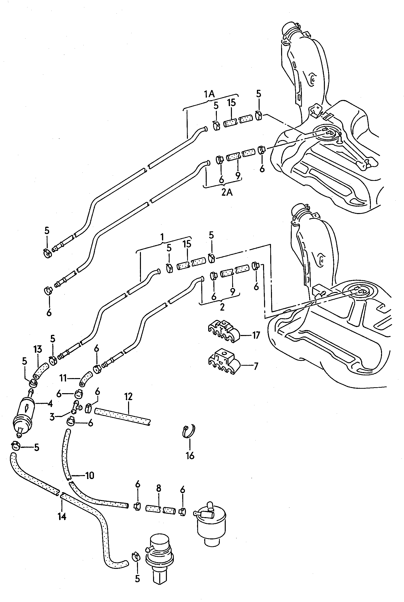 VW 191 201 511 A - Filtru combustibil aaoparts.ro