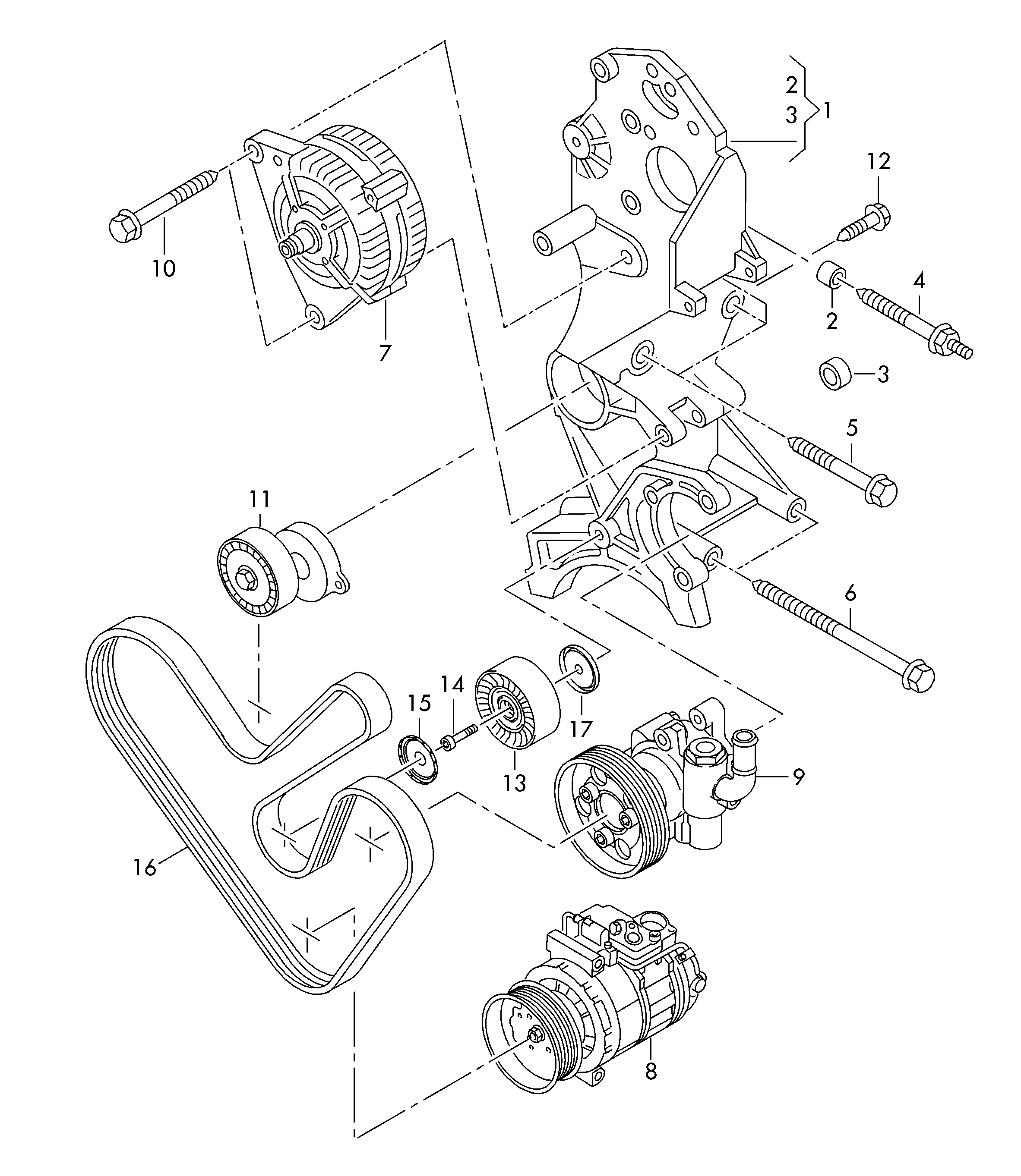 VAG 03L 903 137 AC - Curea transmisie cu caneluri aaoparts.ro