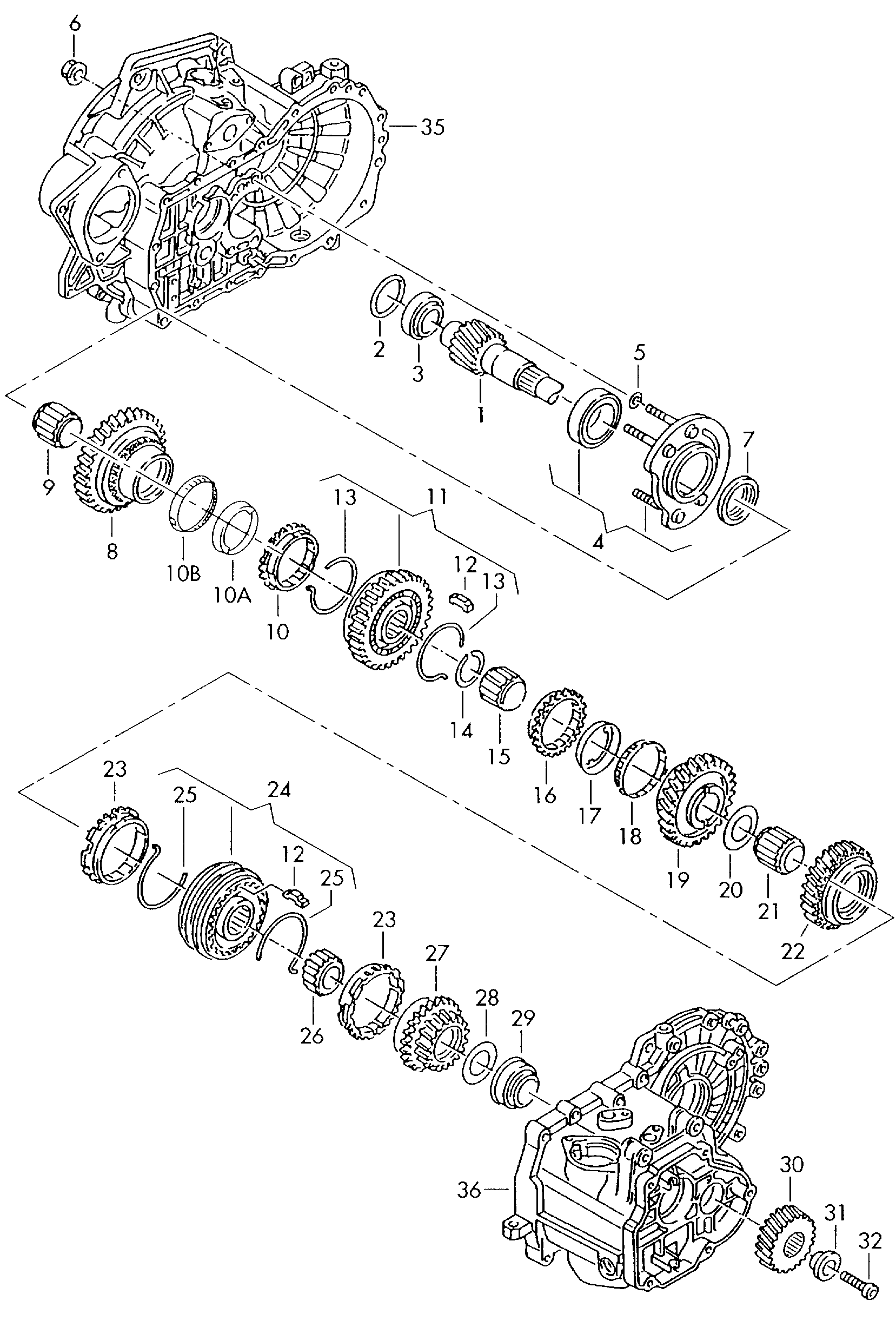 VAG 02Z 311 206 - Set reparatie, transmisie manuala aaoparts.ro
