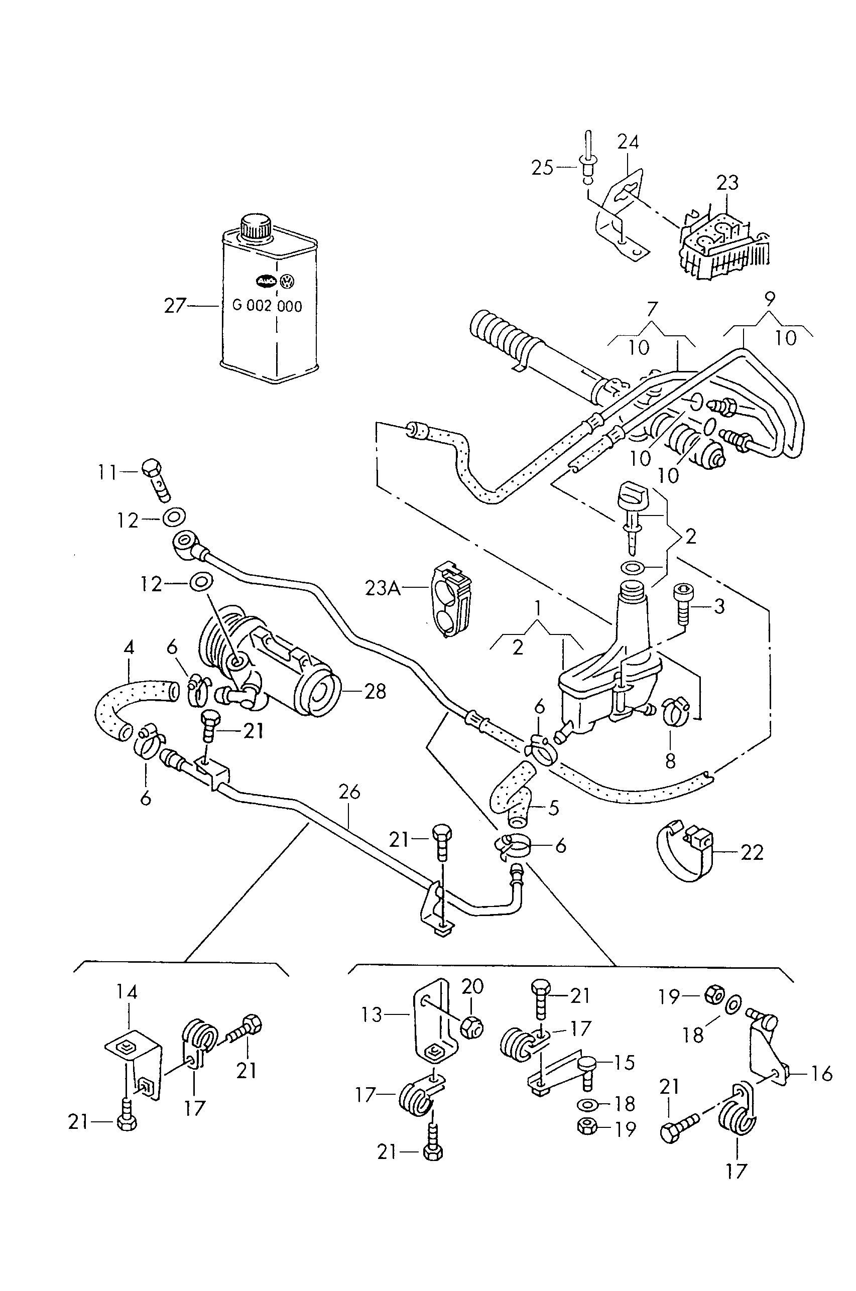 LEMFÖRDER 14364 01 - Rezervor, ulei hidraulic servo-directie aaoparts.ro