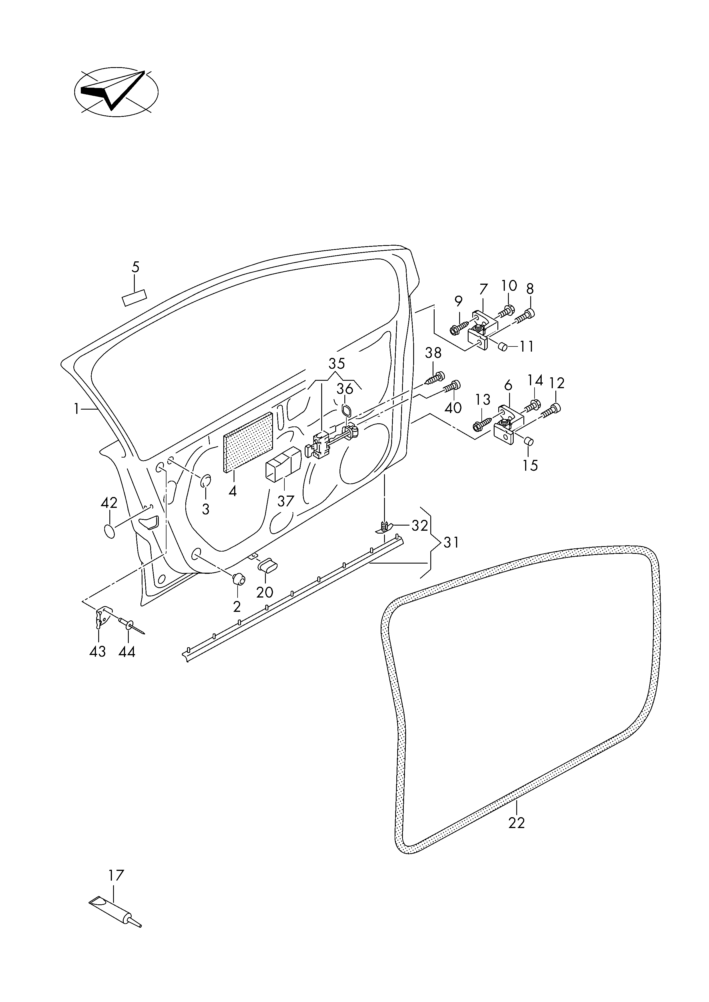 VW 6R4831055J - Usa, caroserie aaoparts.ro