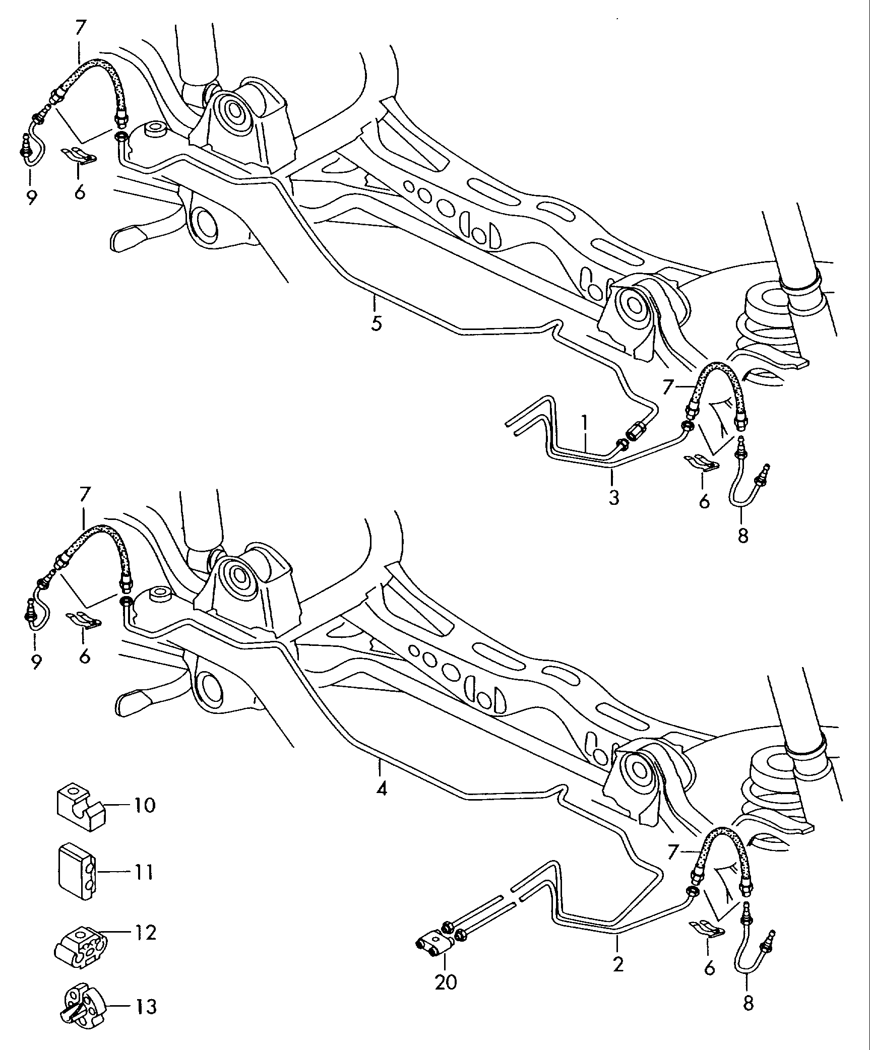 Seat 1K0611763F - Conducte frana aaoparts.ro