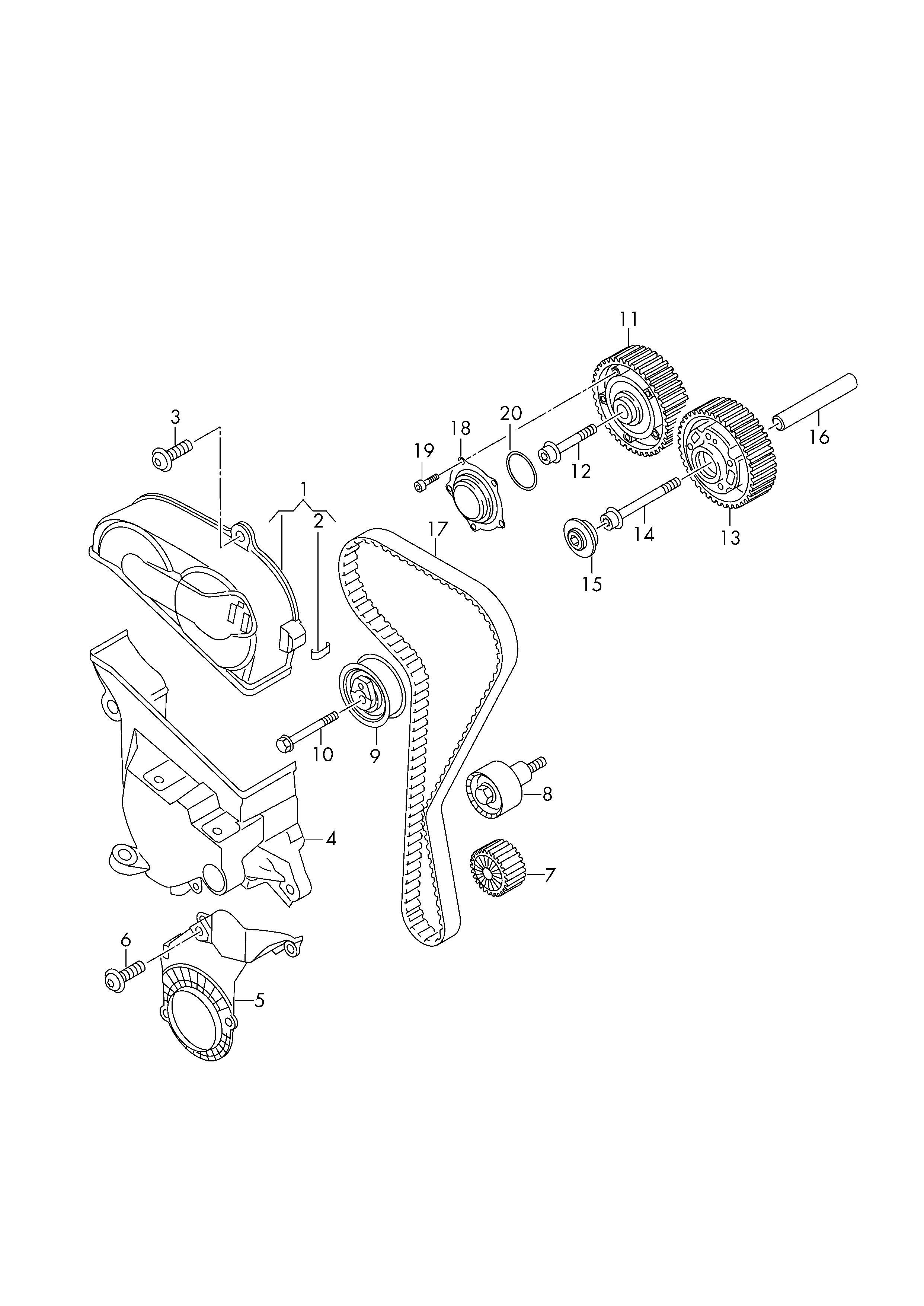 Seat 04E 109 479 H - Rola intinzator,curea distributie aaoparts.ro