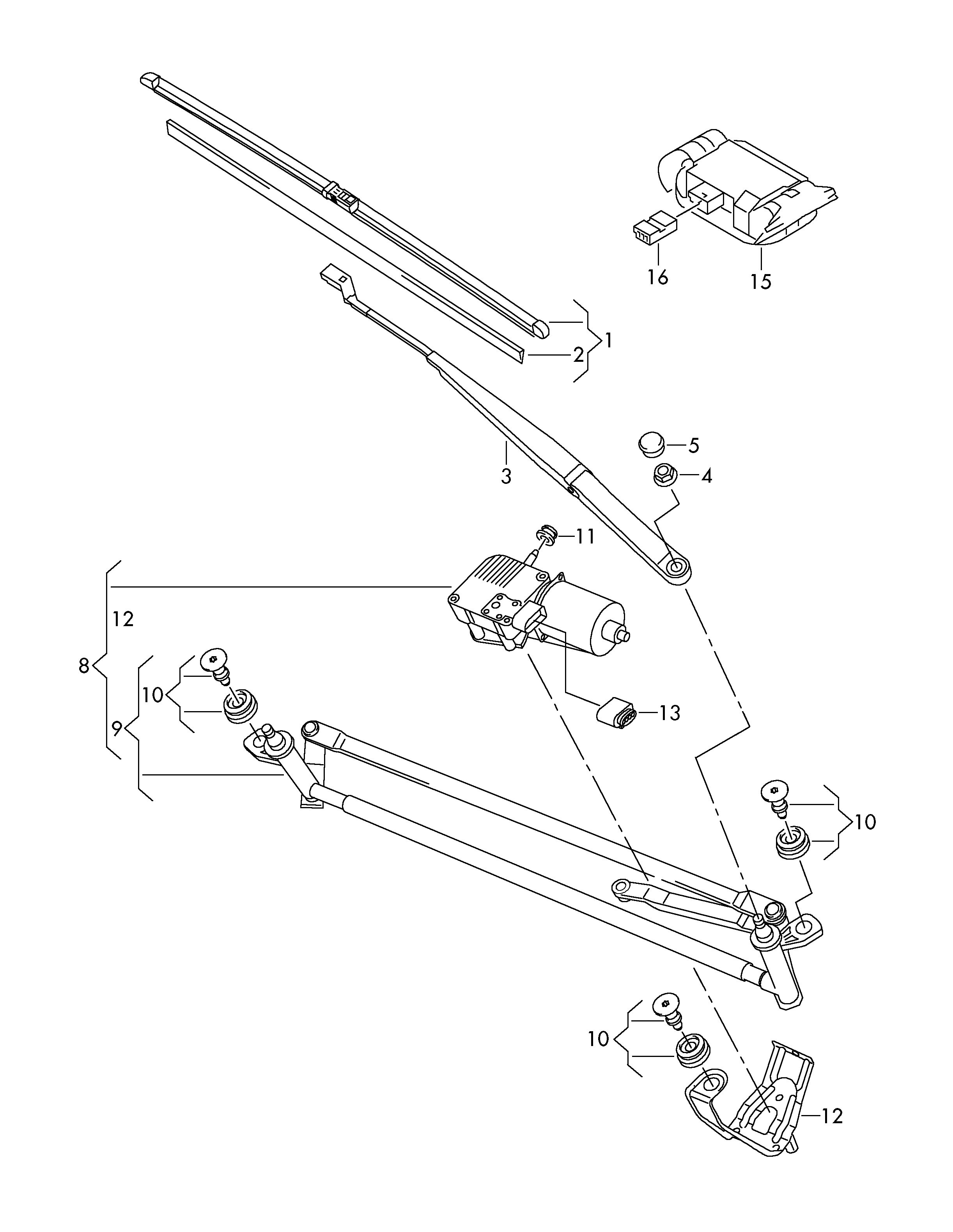 VALEO 574385 - Lamela stergator aaoparts.ro