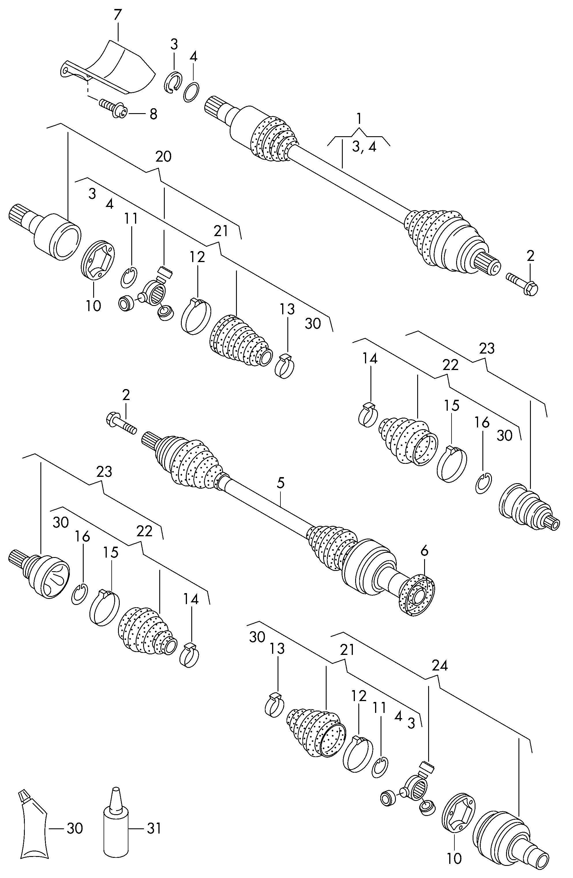 AUDI ­5N0 407 766 D - Planetara aaoparts.ro