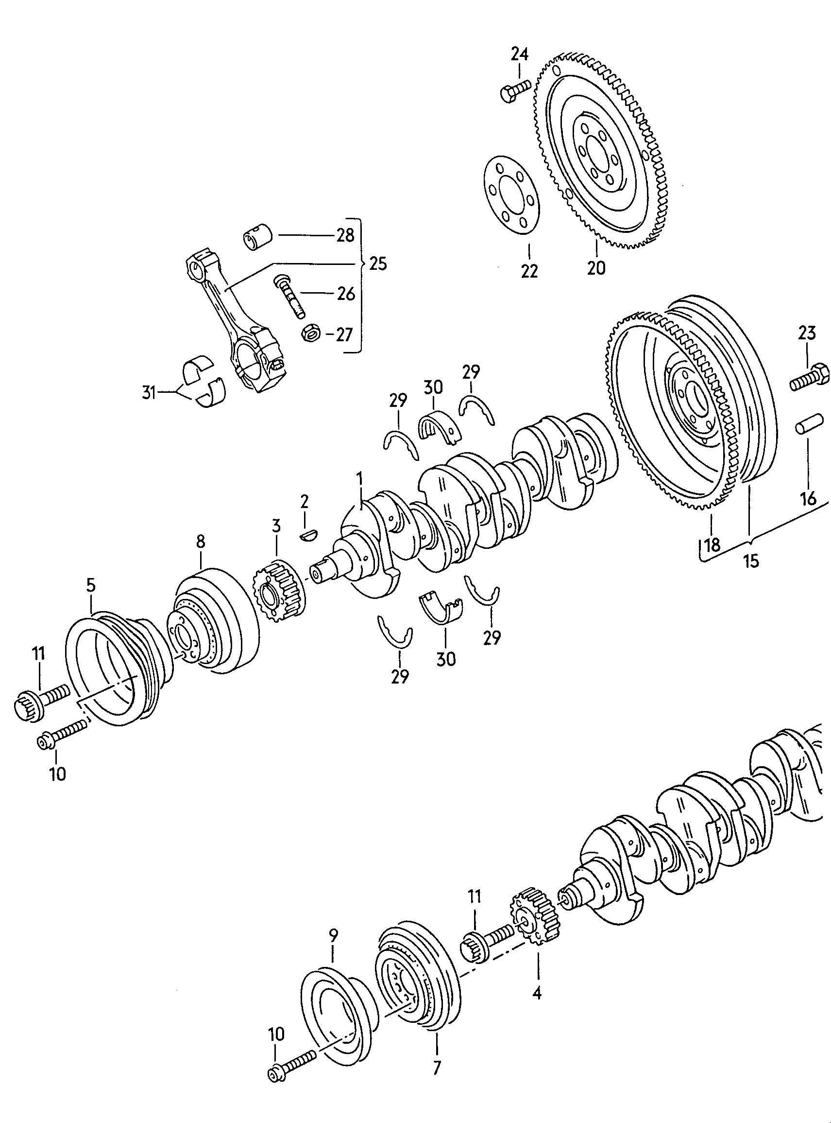 VW N 903 396 05 - Surub de centrare, disc curea-arbore cotit aaoparts.ro