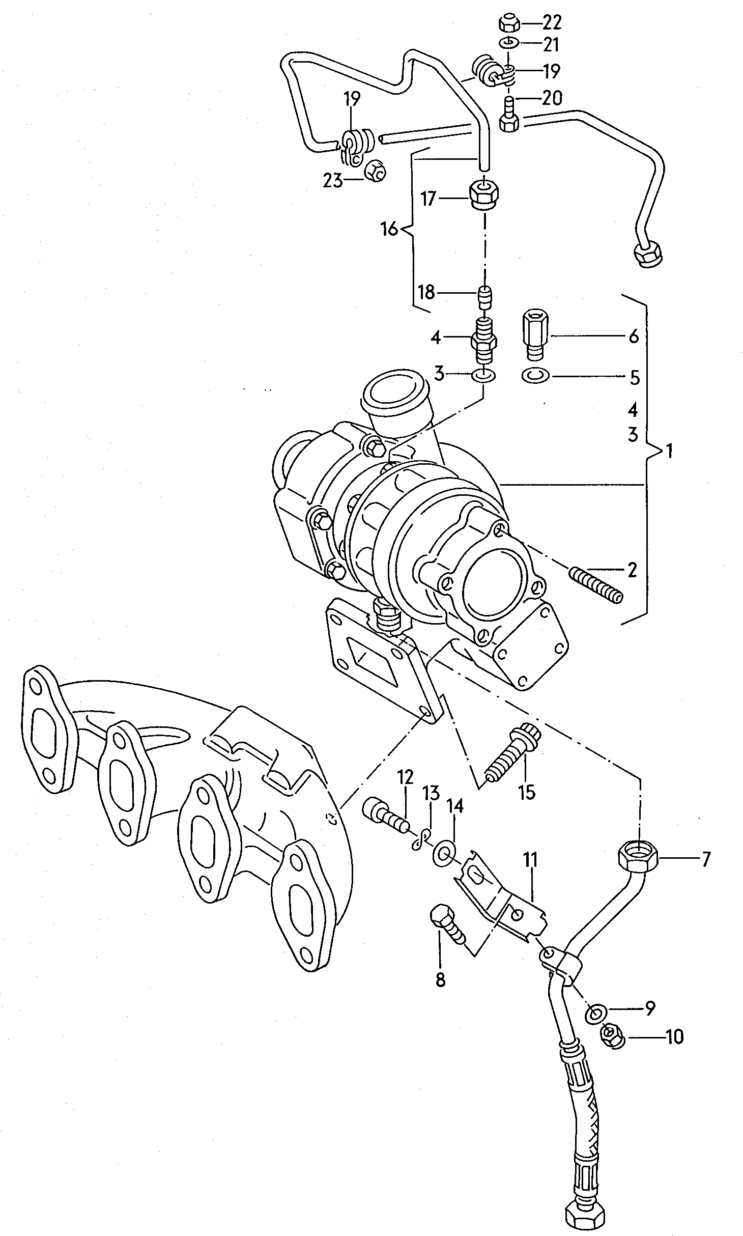 FA1 KT110310 - Set montaj, turbocompresor aaoparts.ro