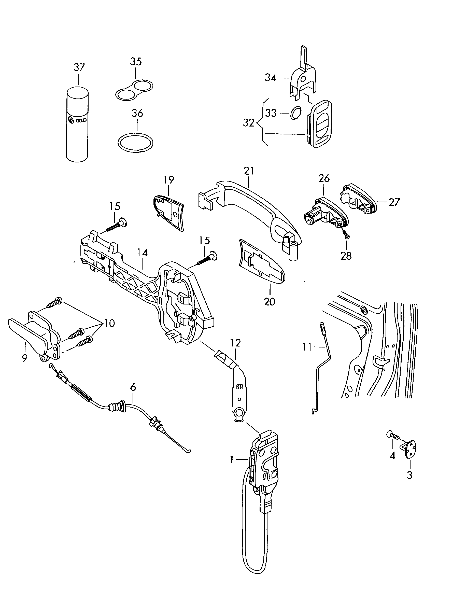 TRUCKTEC 02.53.087 - Maner usa aaoparts.ro