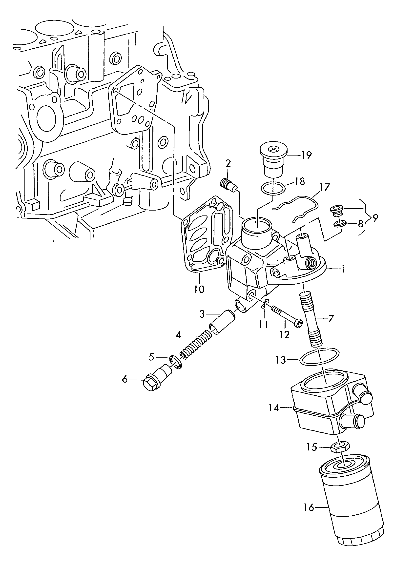 AUDI 068115561B - Filtru ulei aaoparts.ro