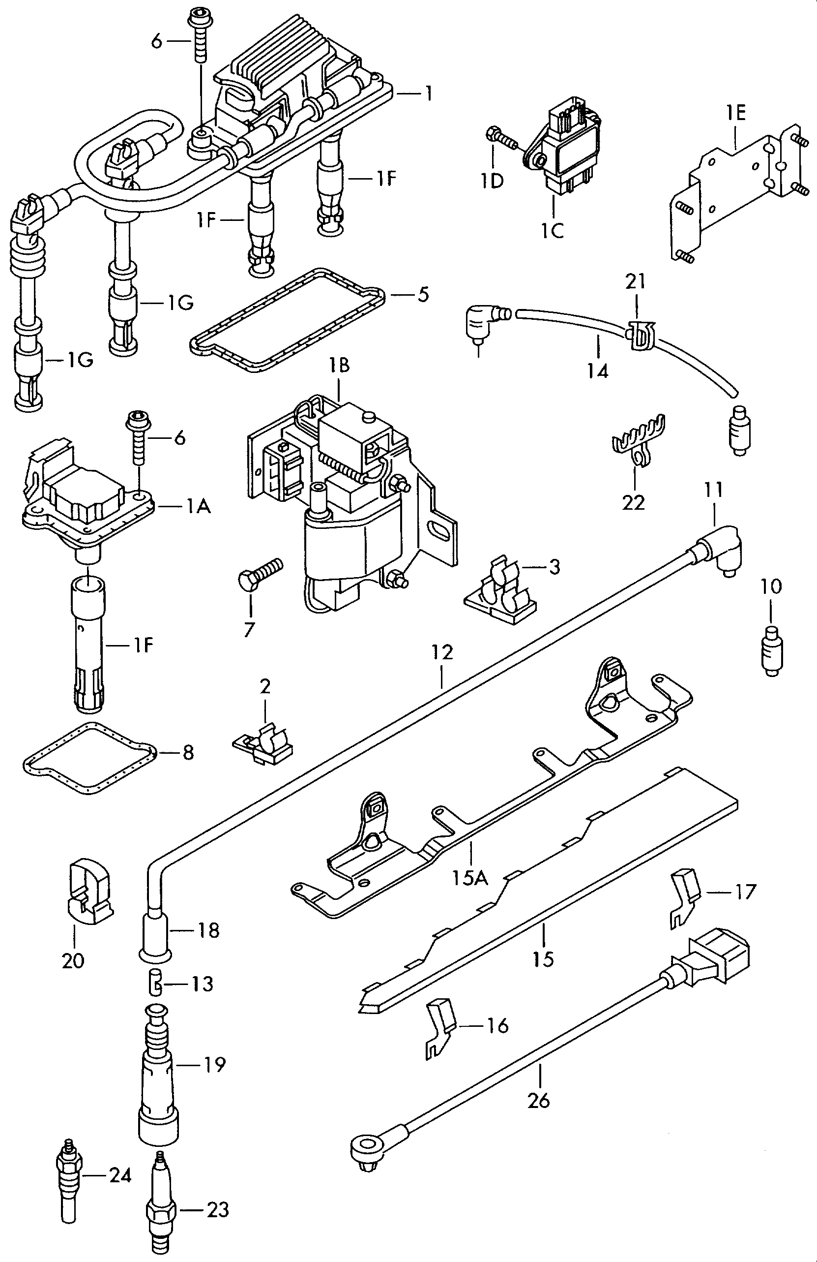 VW 06B 905 115 R - Bobina de inductie aaoparts.ro