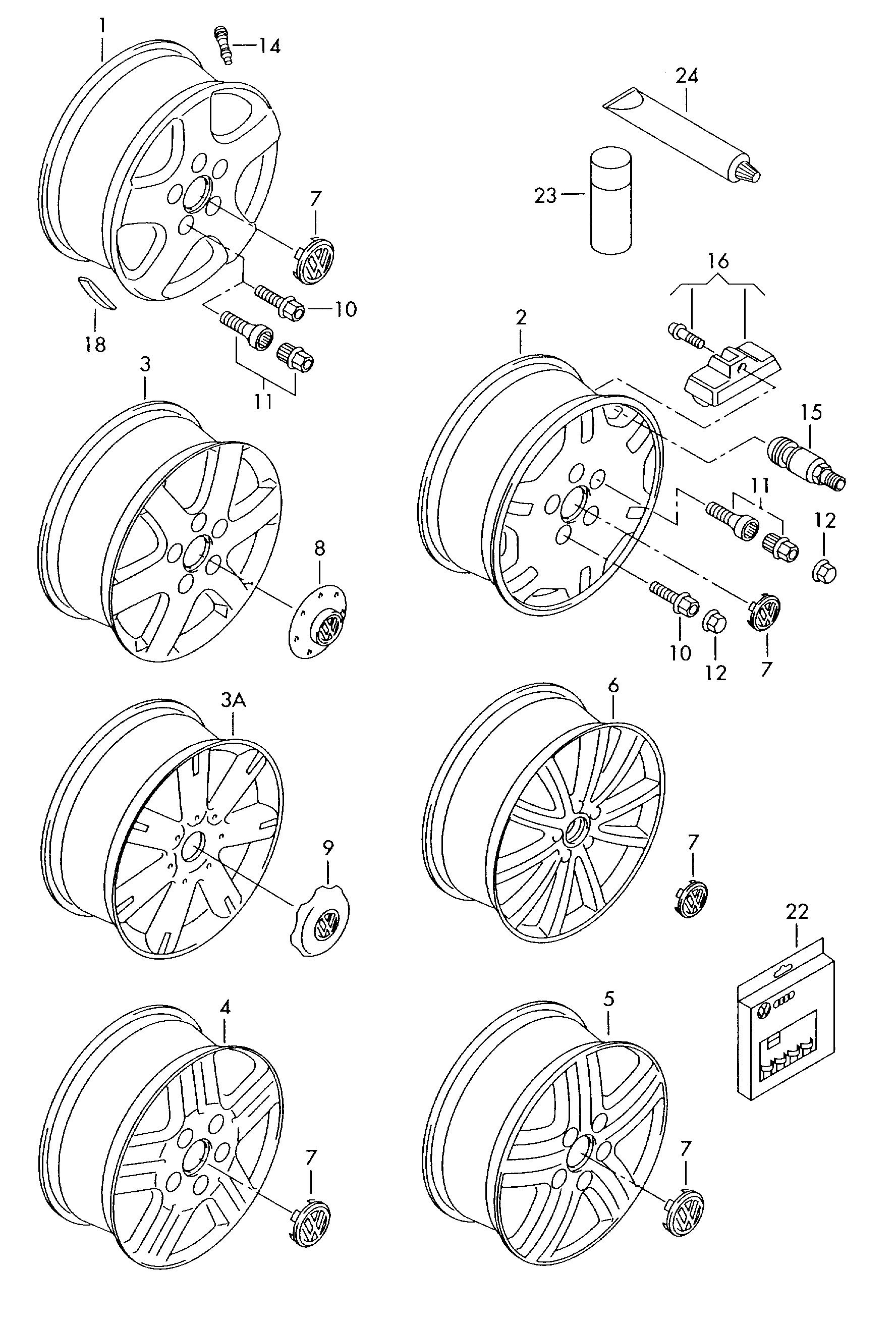VAG WHT 002 529 - Surub roata aaoparts.ro