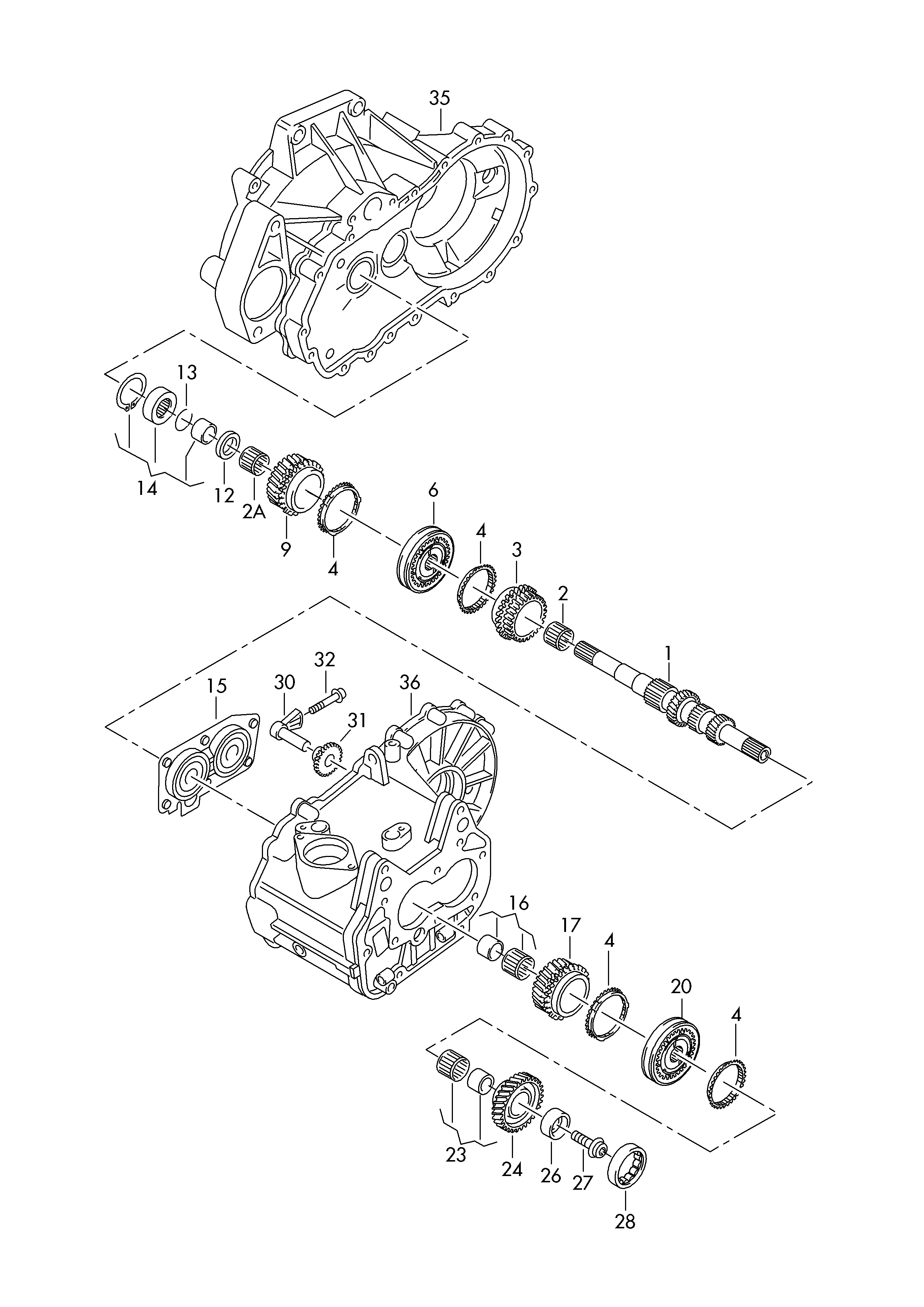 AUDI 02U 311 122 E - Set reparatie, transmisie manuala aaoparts.ro