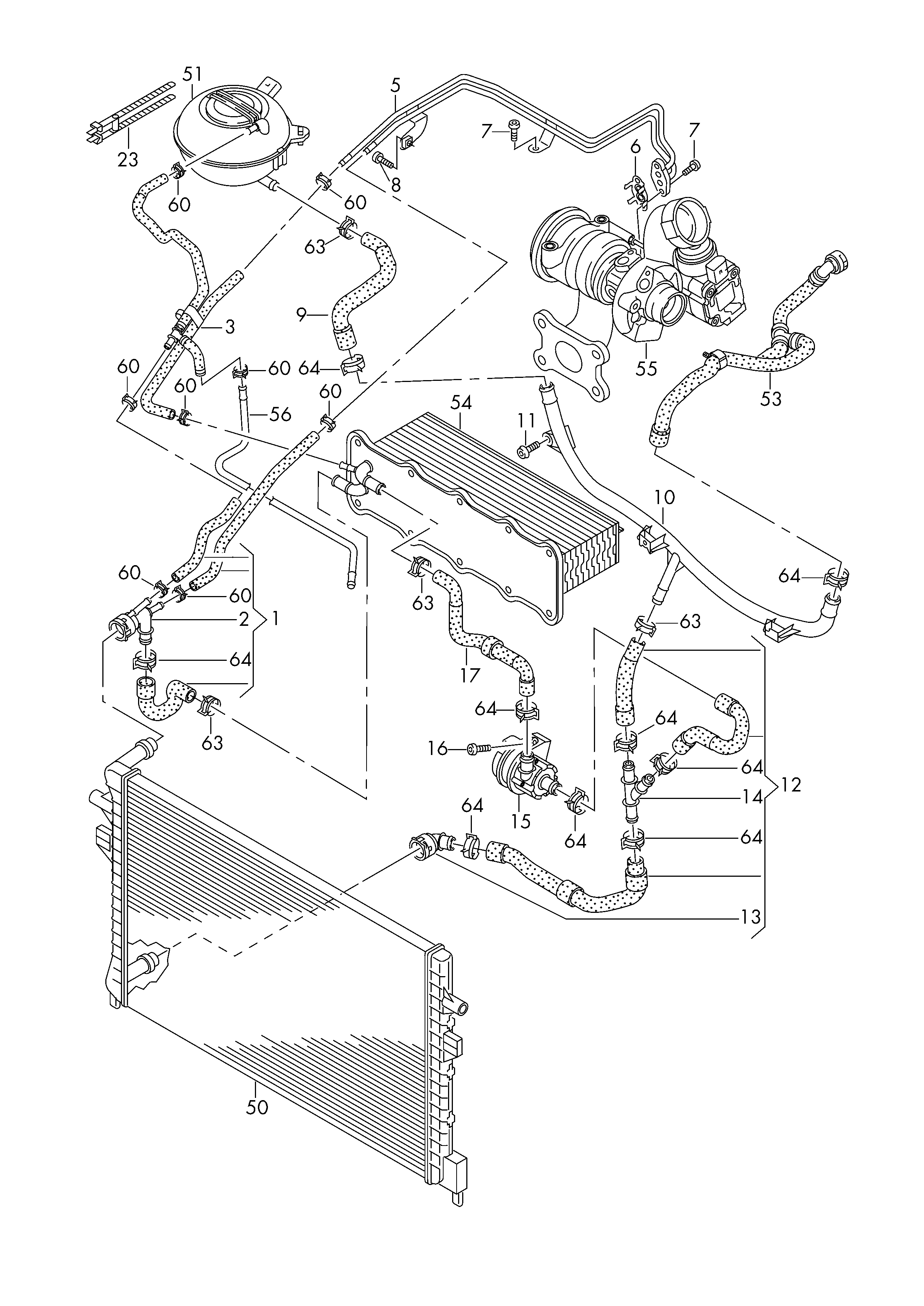 GATES 52371 - Furtun radiator aaoparts.ro