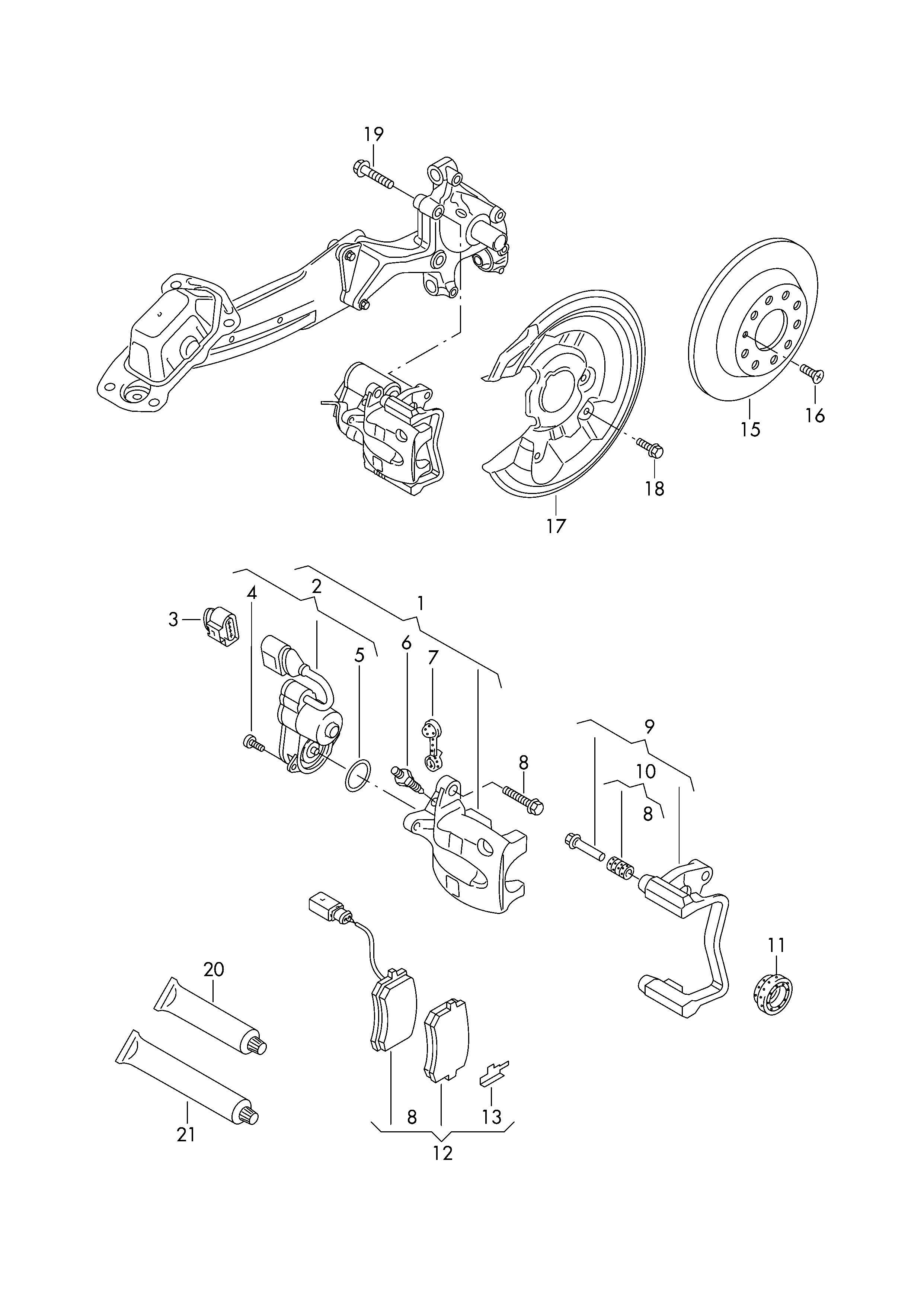 VAG 5Q0 615 601 G - Disc frana aaoparts.ro