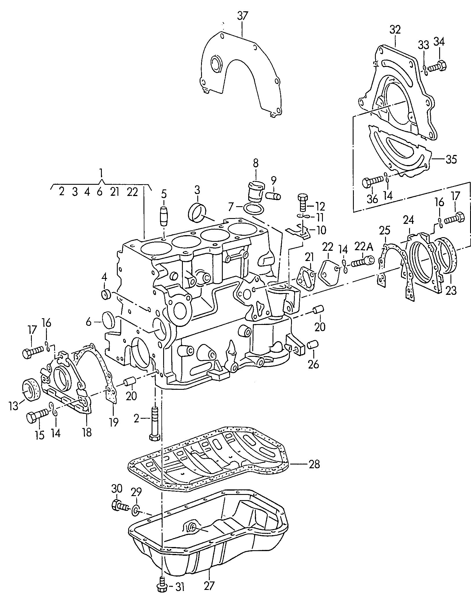 FA1 EM1100-901 - Garnitura baie ulei aaoparts.ro