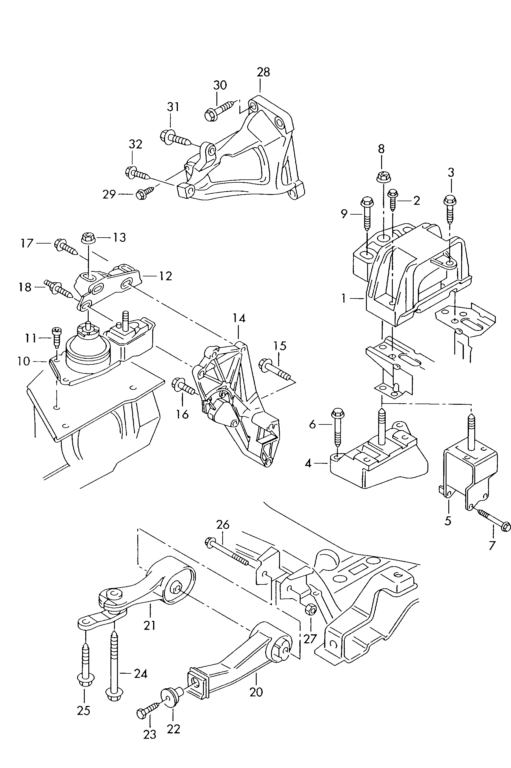 Triscan 8505 10135 - Suport motor aaoparts.ro