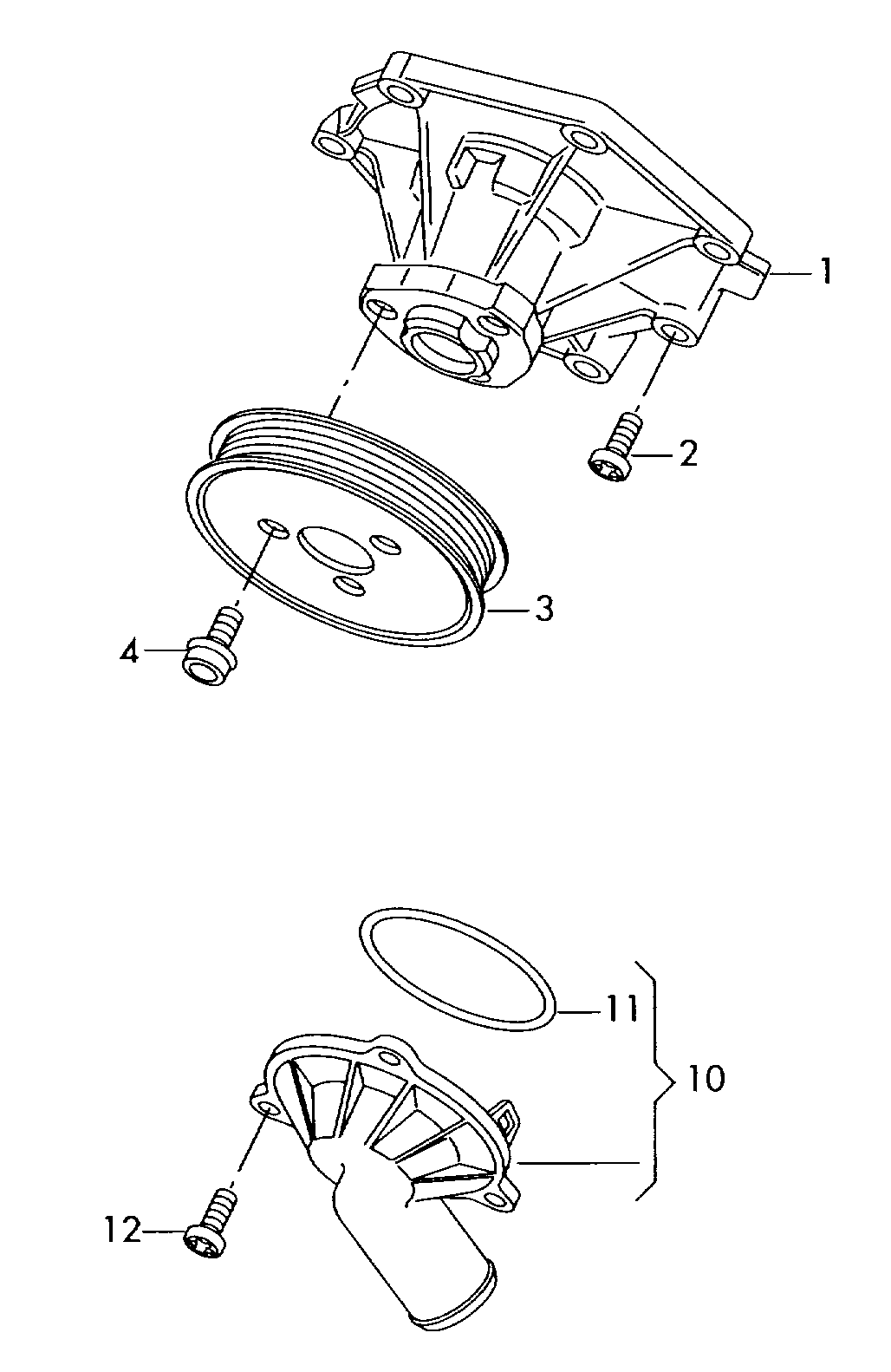 AUDI 06E121018D - Pompa apa aaoparts.ro