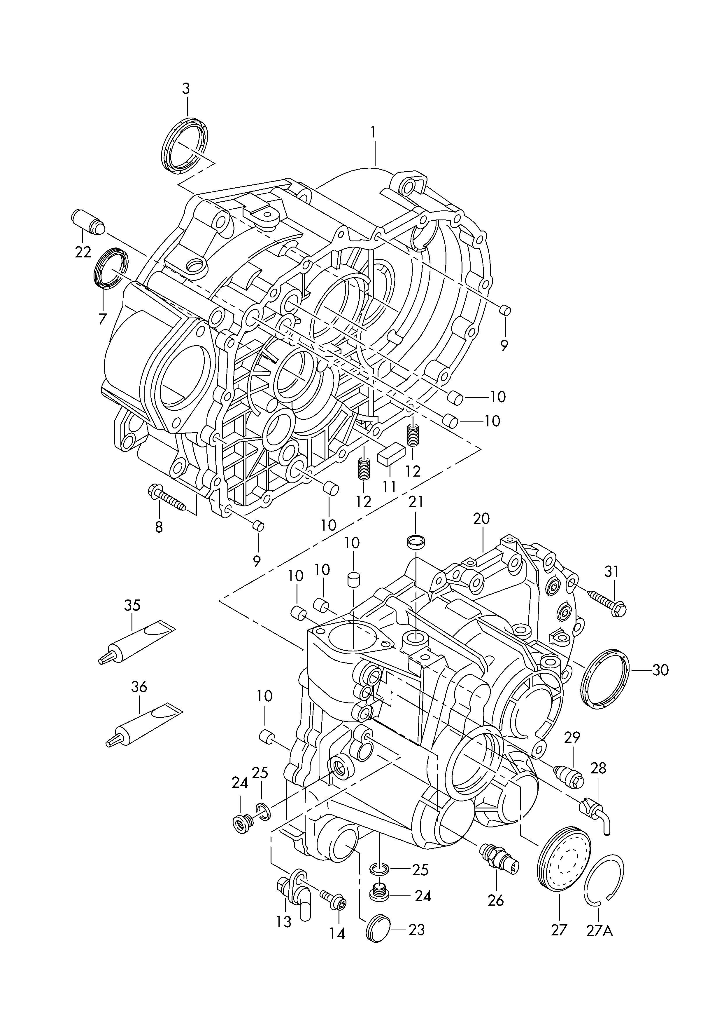 VAG 02M301189G - Simering, diferential aaoparts.ro