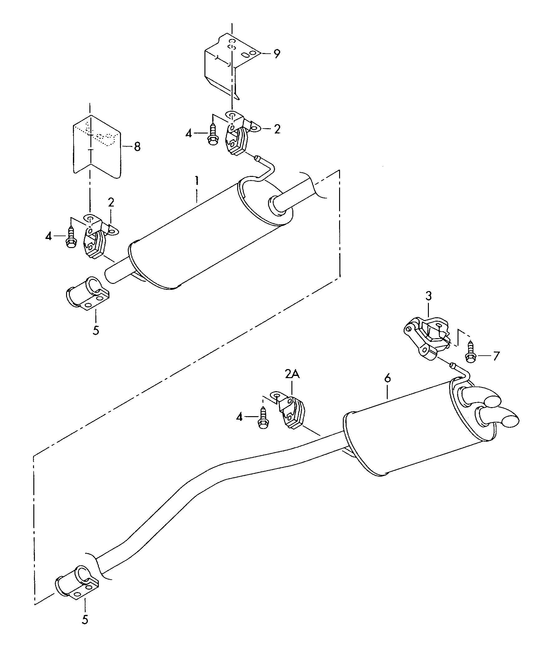 VAG 7H0253141F - Conector teava, sistem de esapament aaoparts.ro