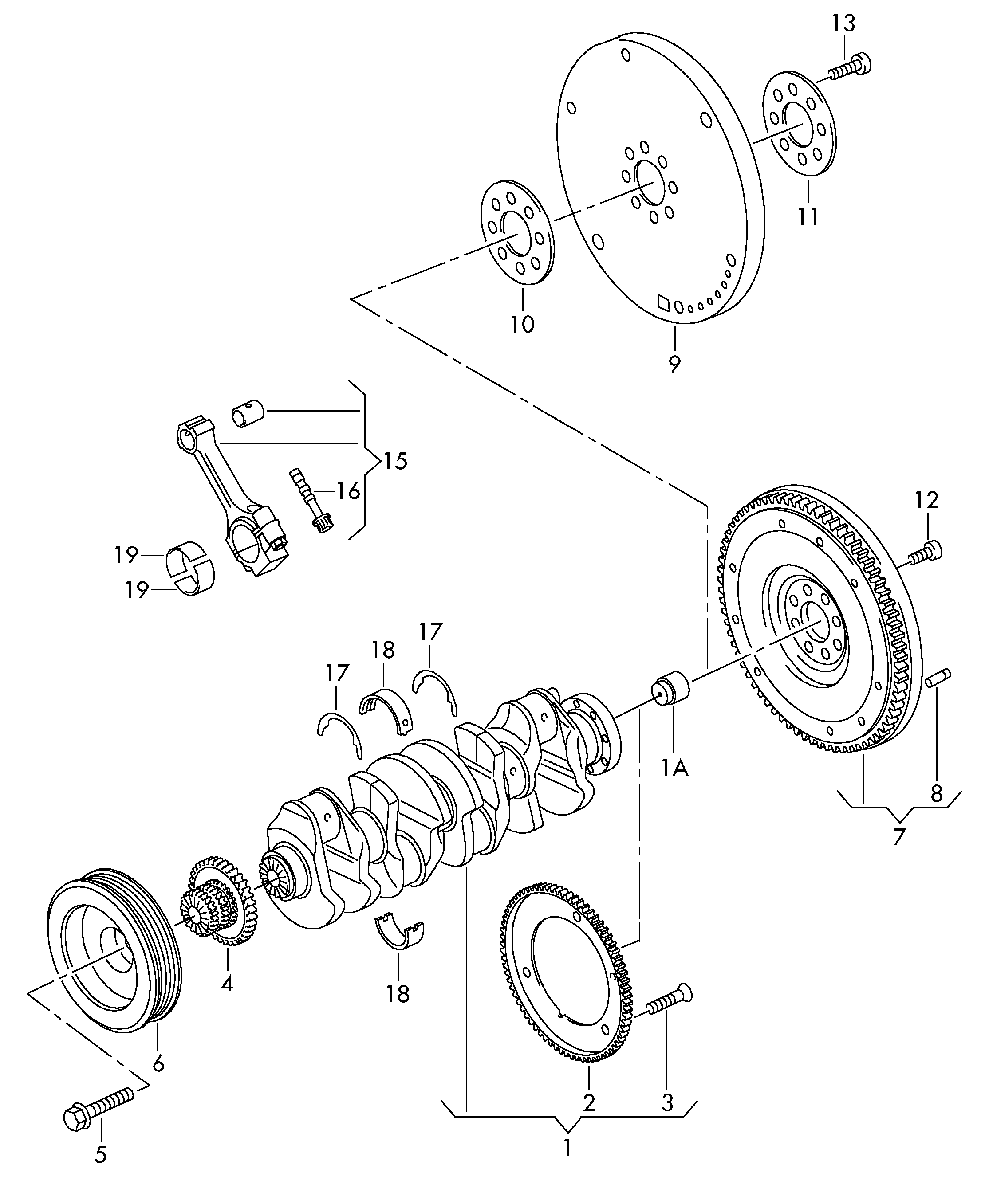 Skoda (SVW) 06J105266K - flywheel aaoparts.ro