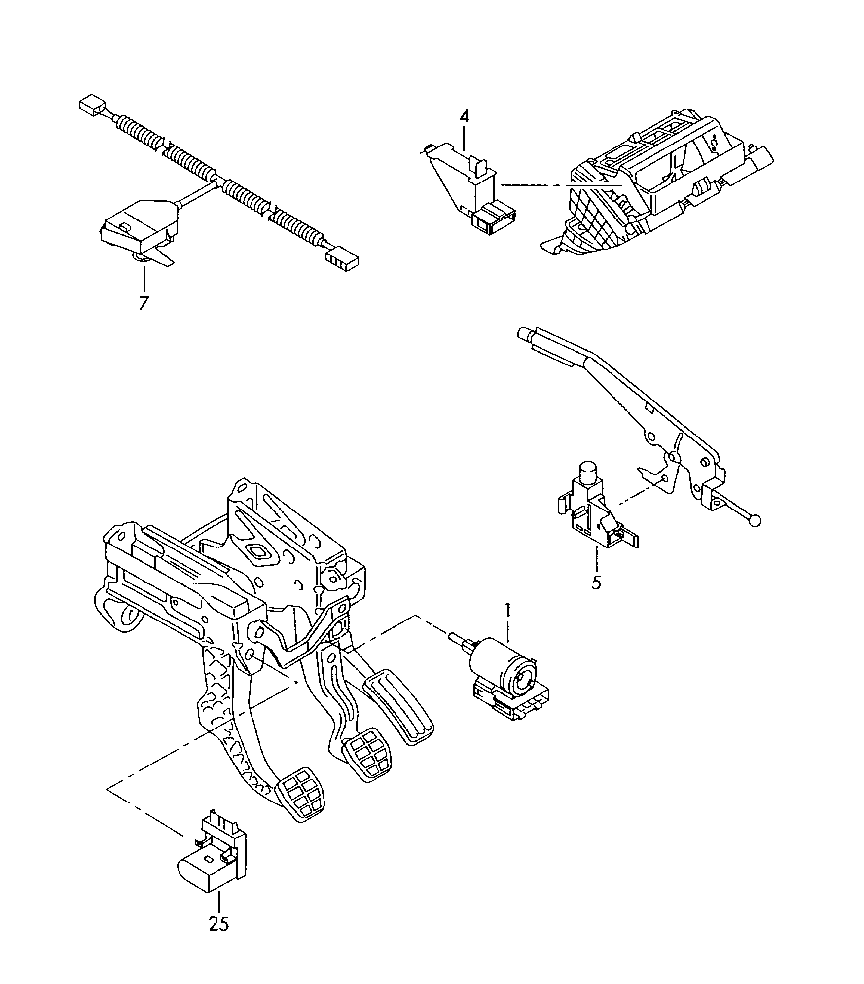 HELLA 6DD 010 966-651 - Comutator, actionare ambreiaj (Tempomat) aaoparts.ro