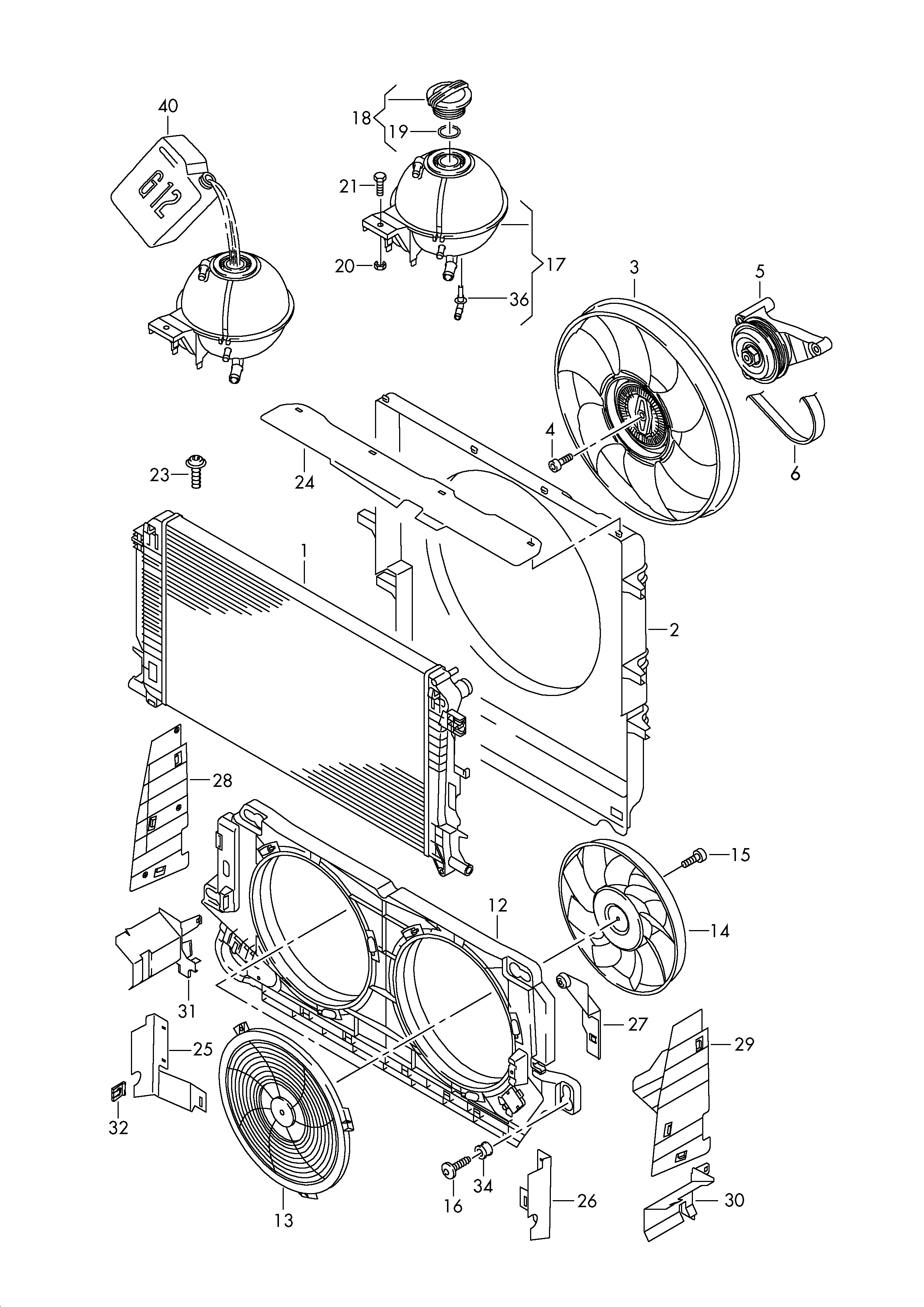 Auwärter 2E0.121.253 B - Radiator, racire motor aaoparts.ro