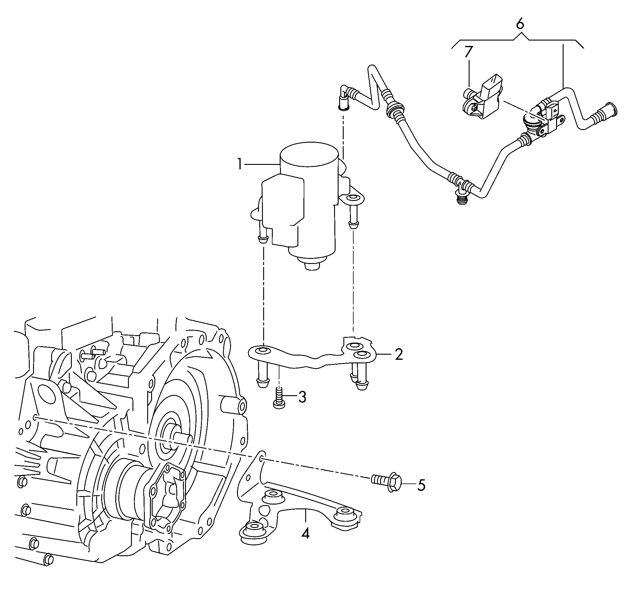 VAG 1J0 612 181D - Pompa vacuum,sistem de franare aaoparts.ro