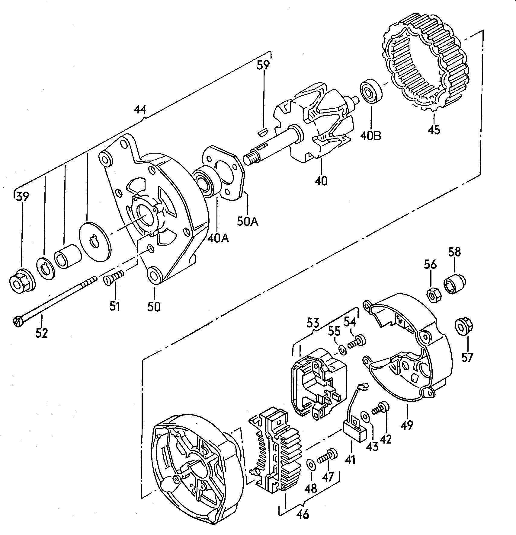 VW 026 903 015 EX - Generator / Alternator aaoparts.ro