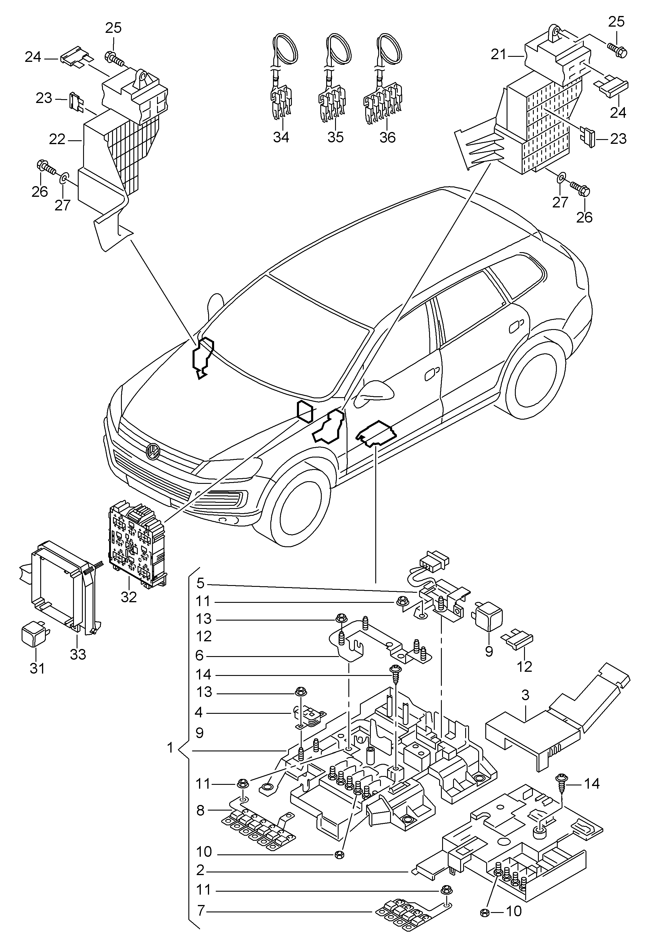 AUDI 4H0951253 - Releu multifunctional aaoparts.ro