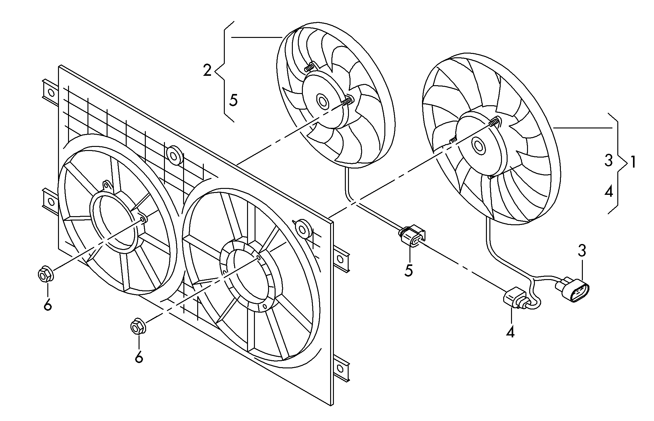 AUDI 1KM959455G - Motor electric,ventilator aaoparts.ro