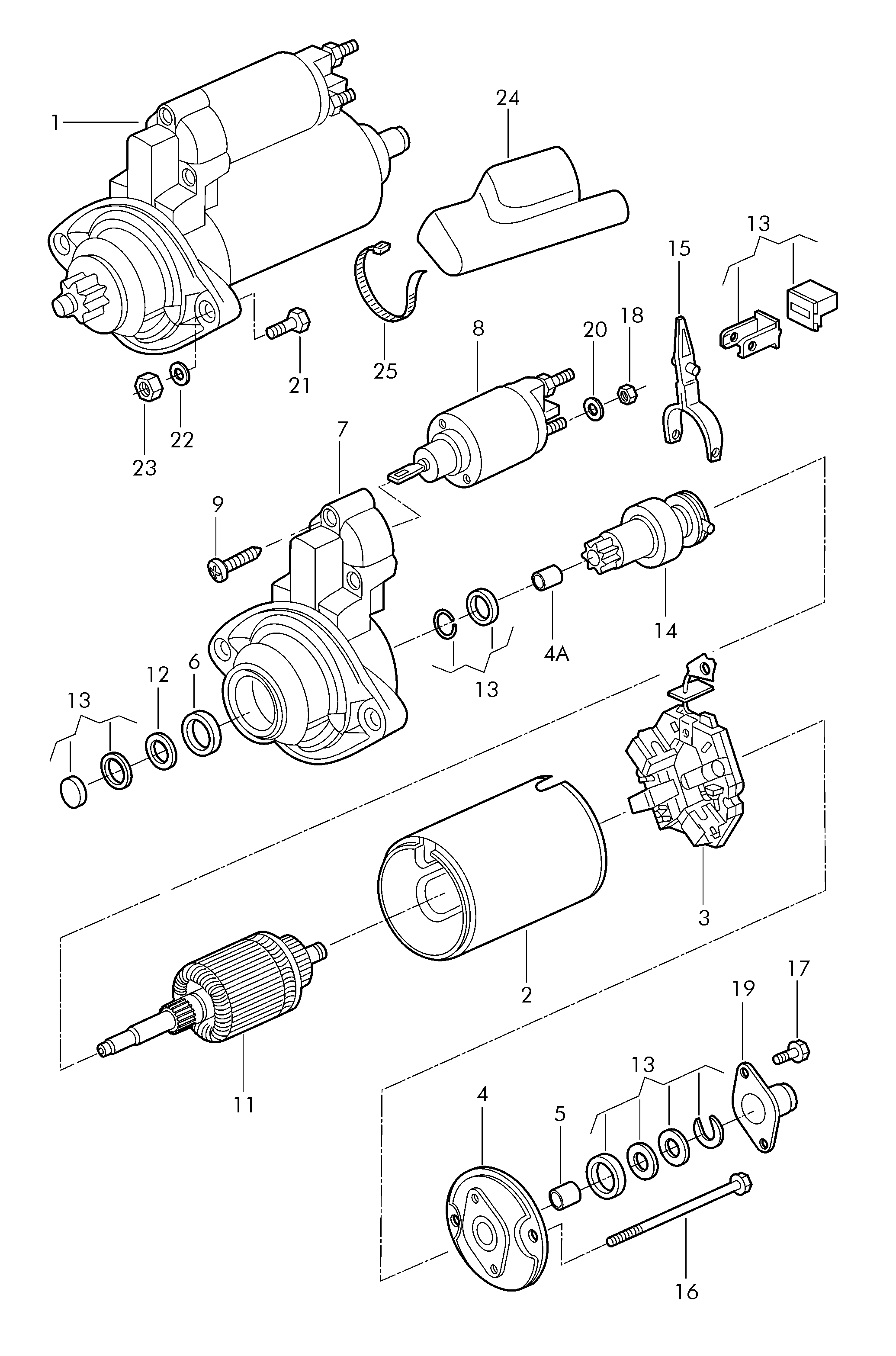 FORD 547 911365 - Parghie cuplare, demaror aaoparts.ro