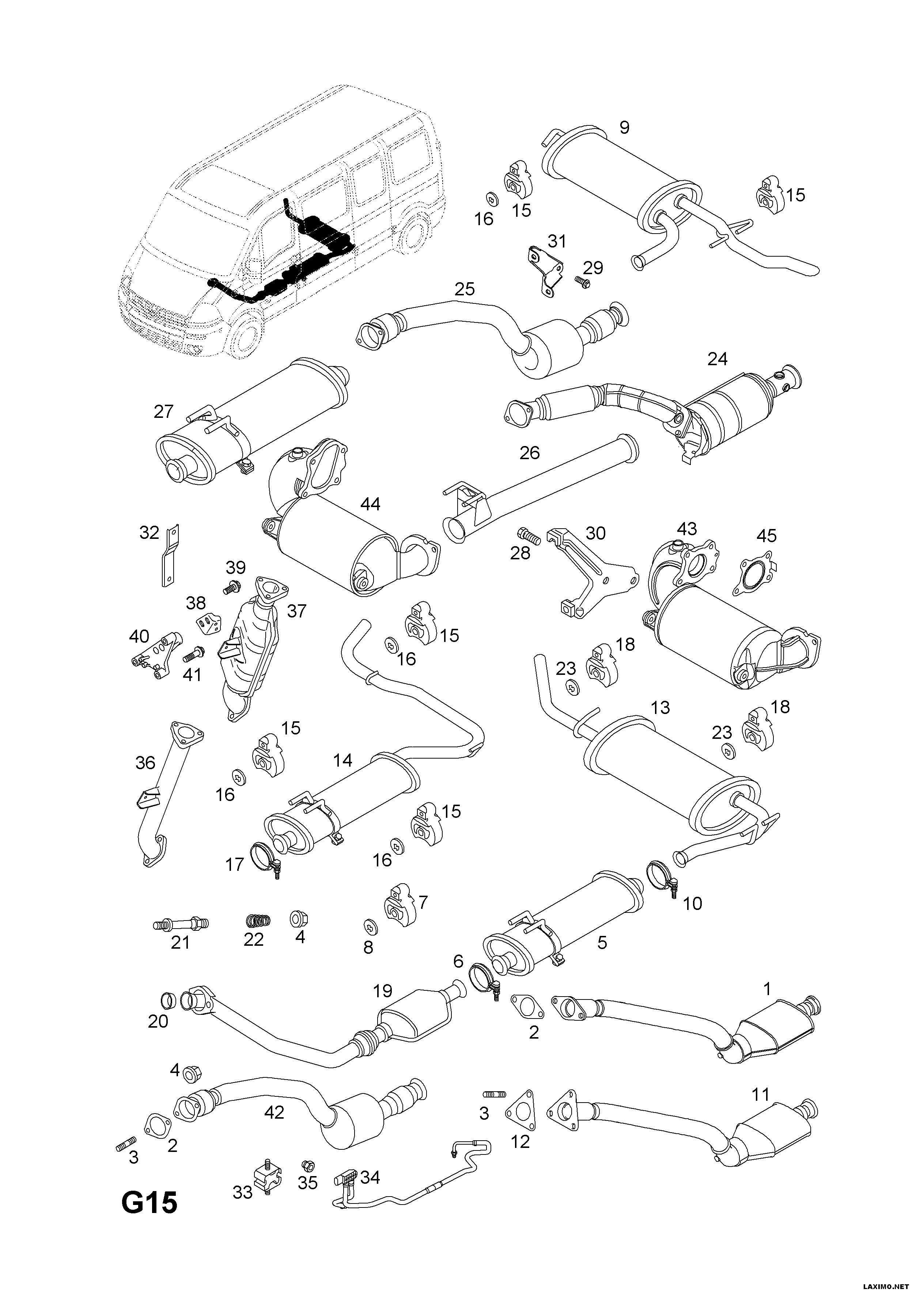 PSA 45 00 762 - Cuzinet, stabilizator aaoparts.ro