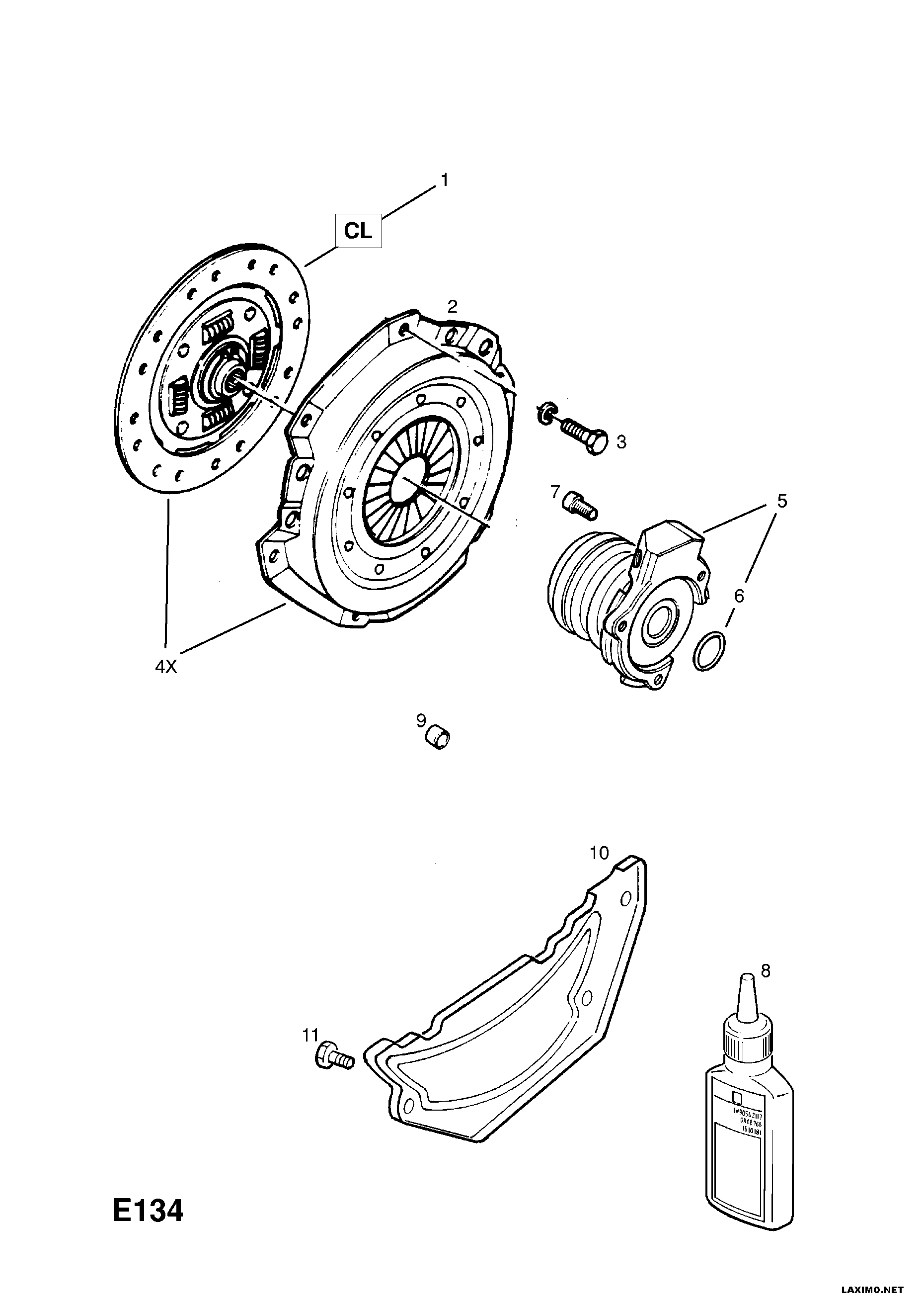 Opel 6 64 238 - Disc ambreiaj aaoparts.ro